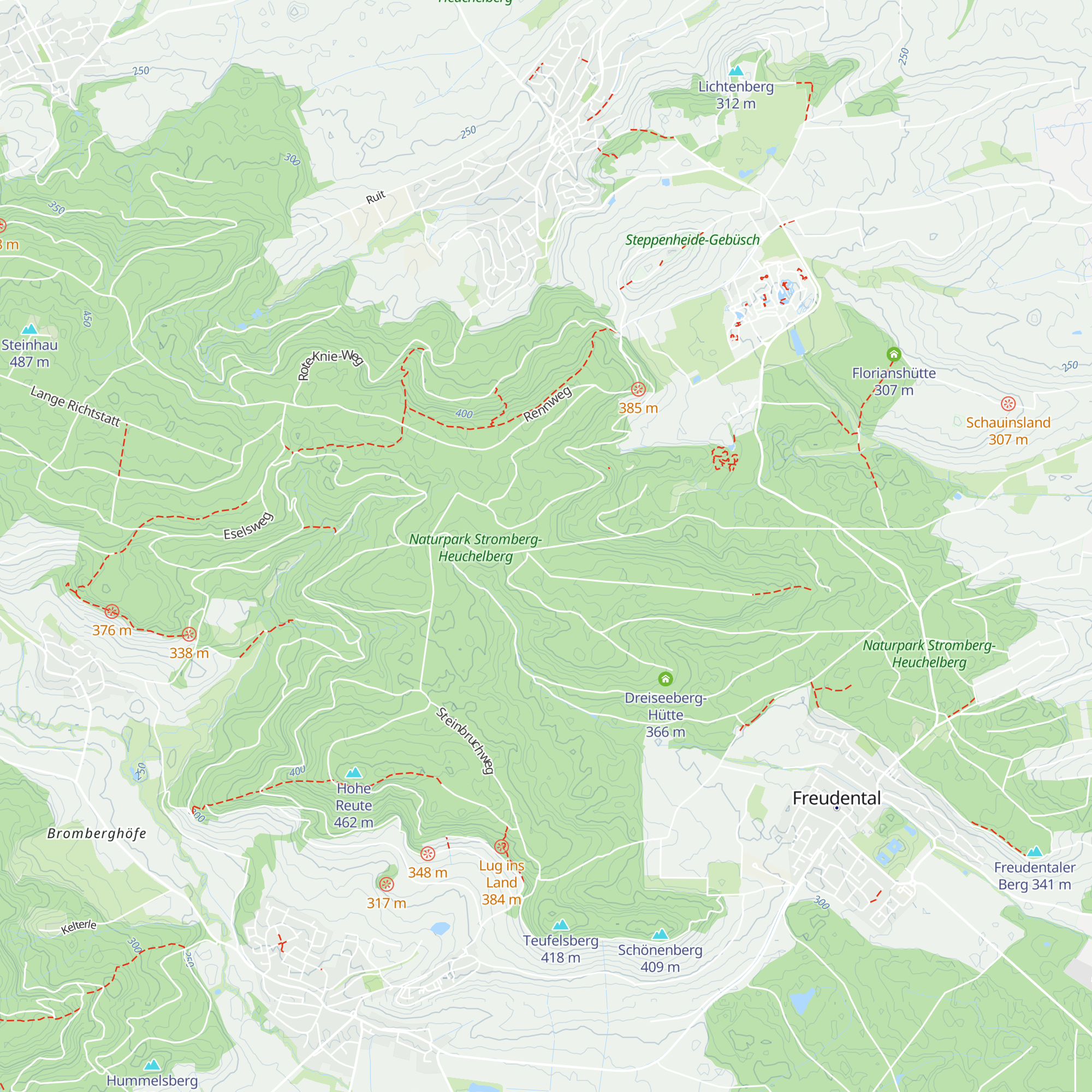 Gaulshütte map