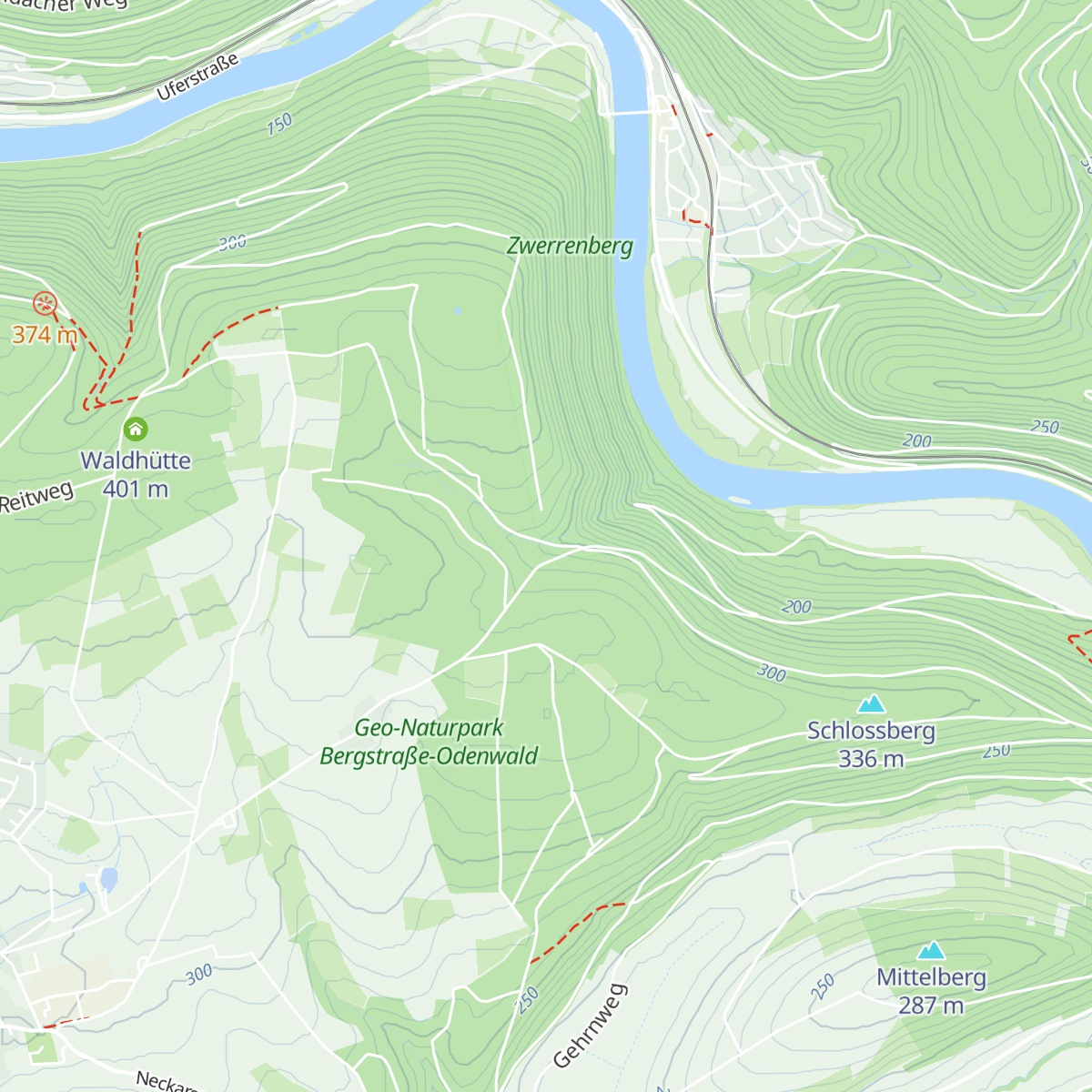 Kellersbrunnen-Hütte map