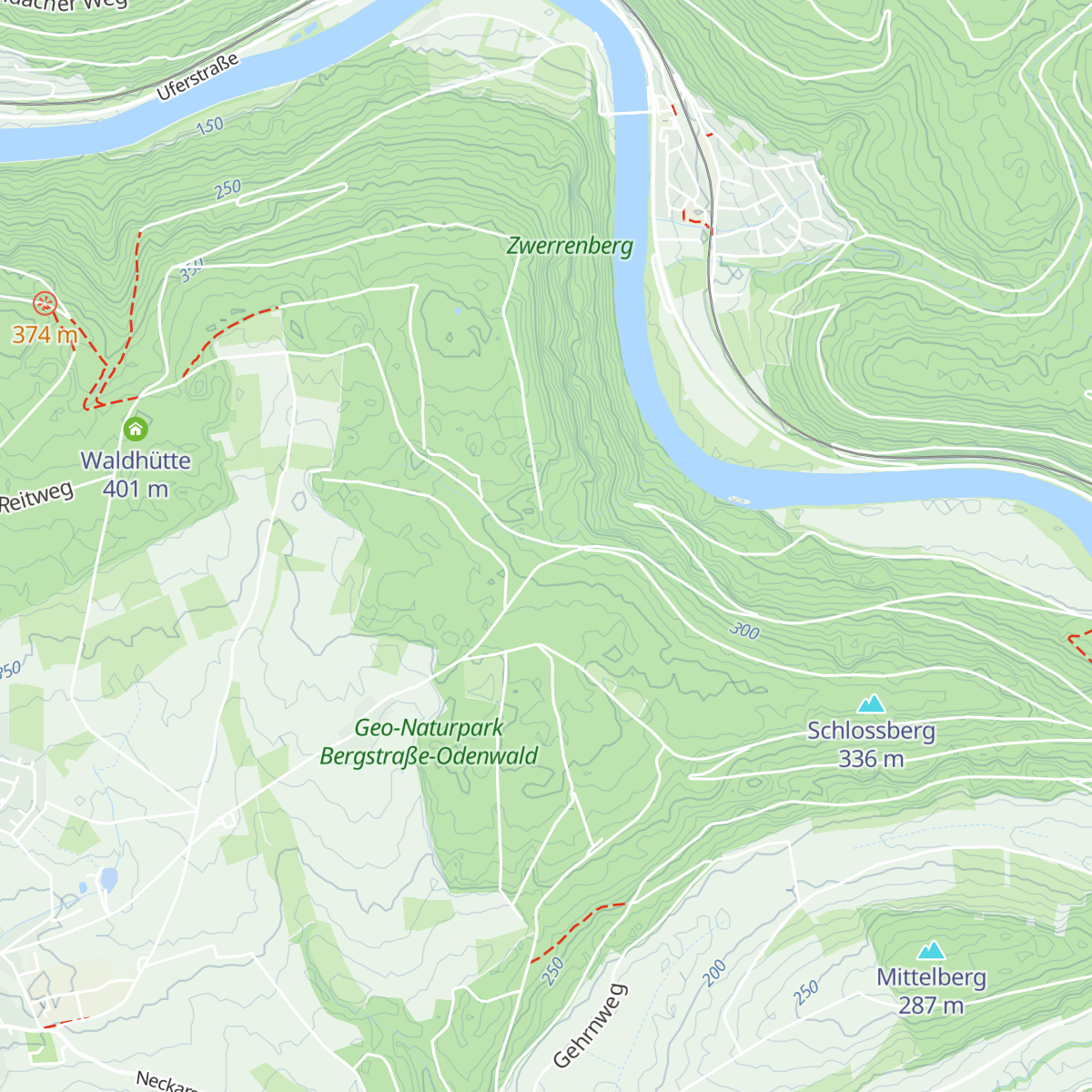 Kellersbrunnen-Hütte map