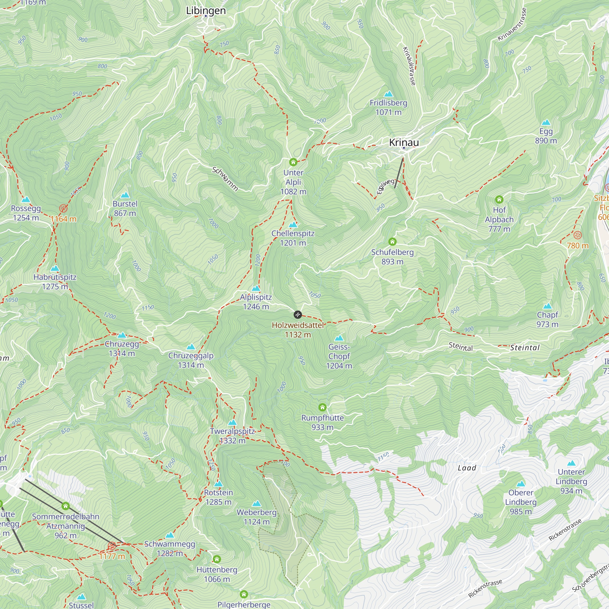 Holzweid map
