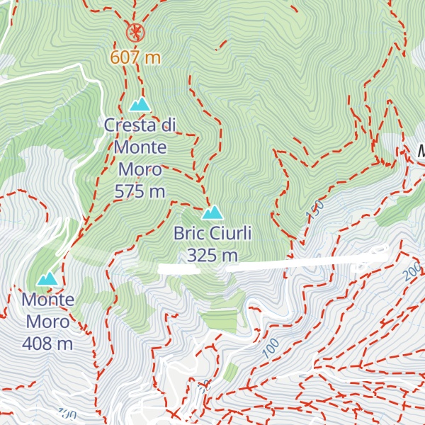 Map of Bric Ciurli