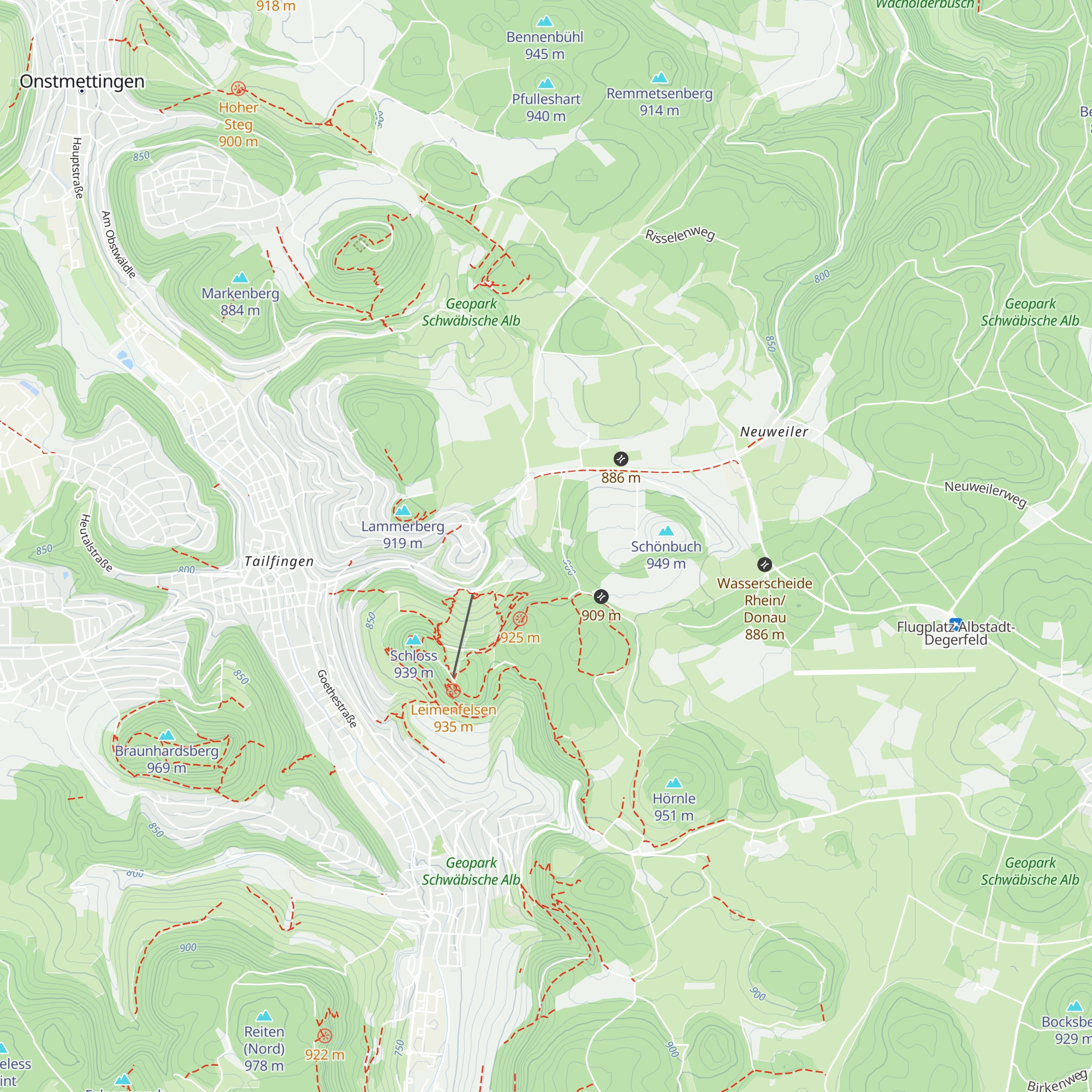Berghaus Hundshäusle map