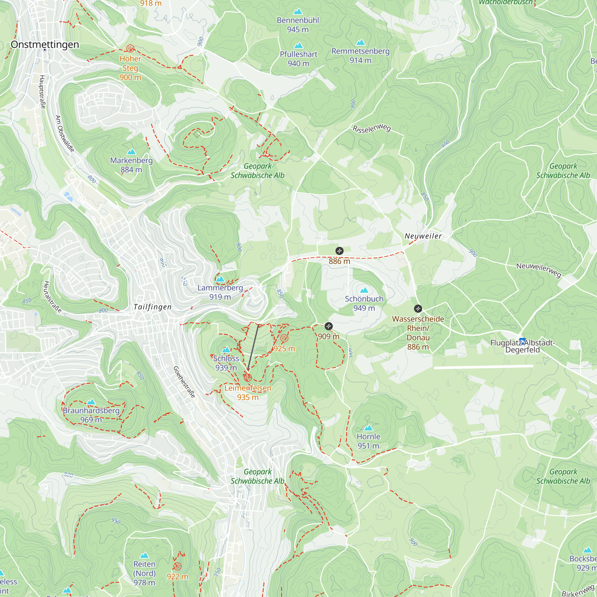 Berghaus Hundshäusle map