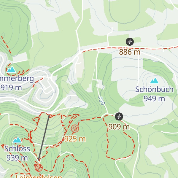Map of Berghaus Hundshäusle