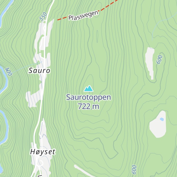 Map of Saurotoppen