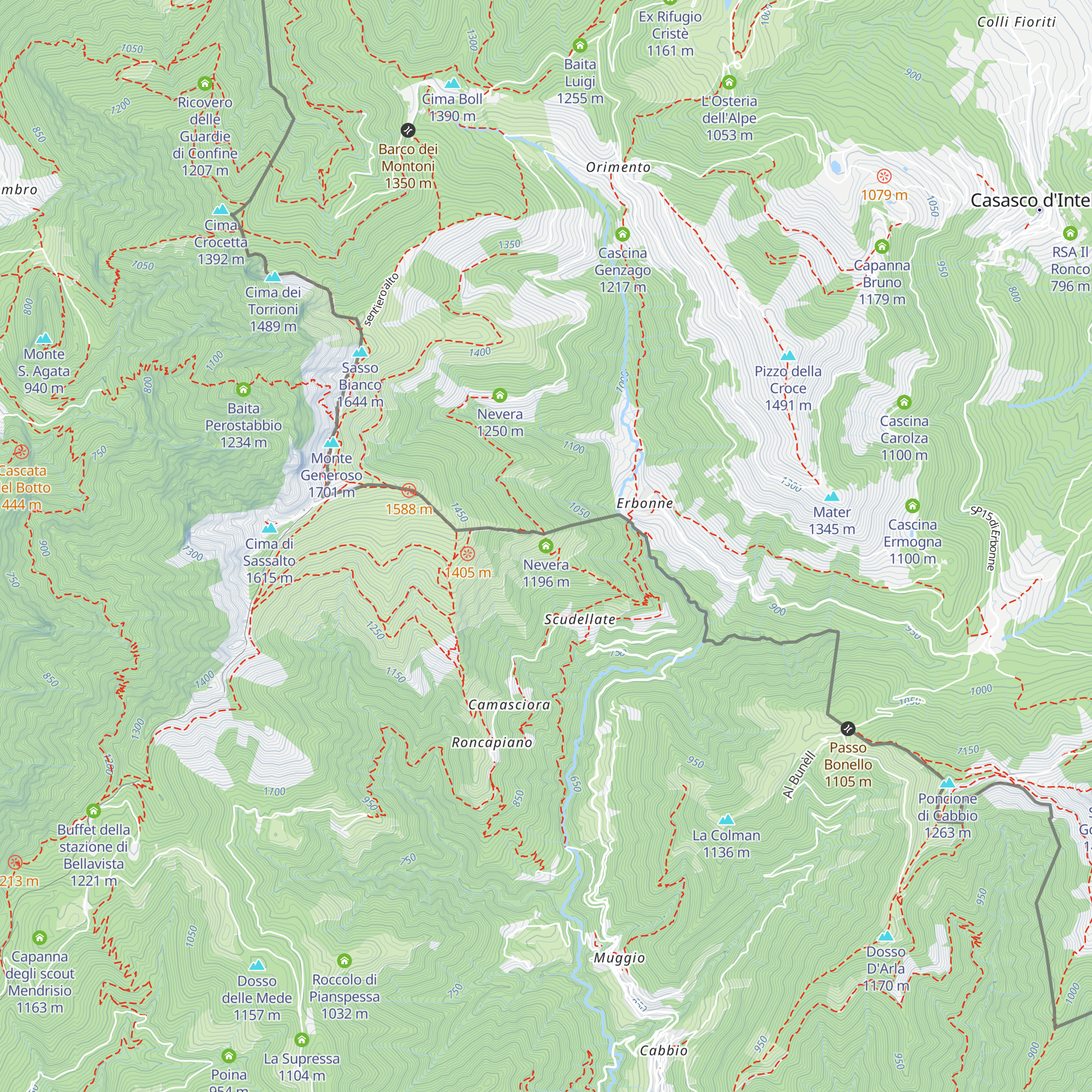 Nevera map