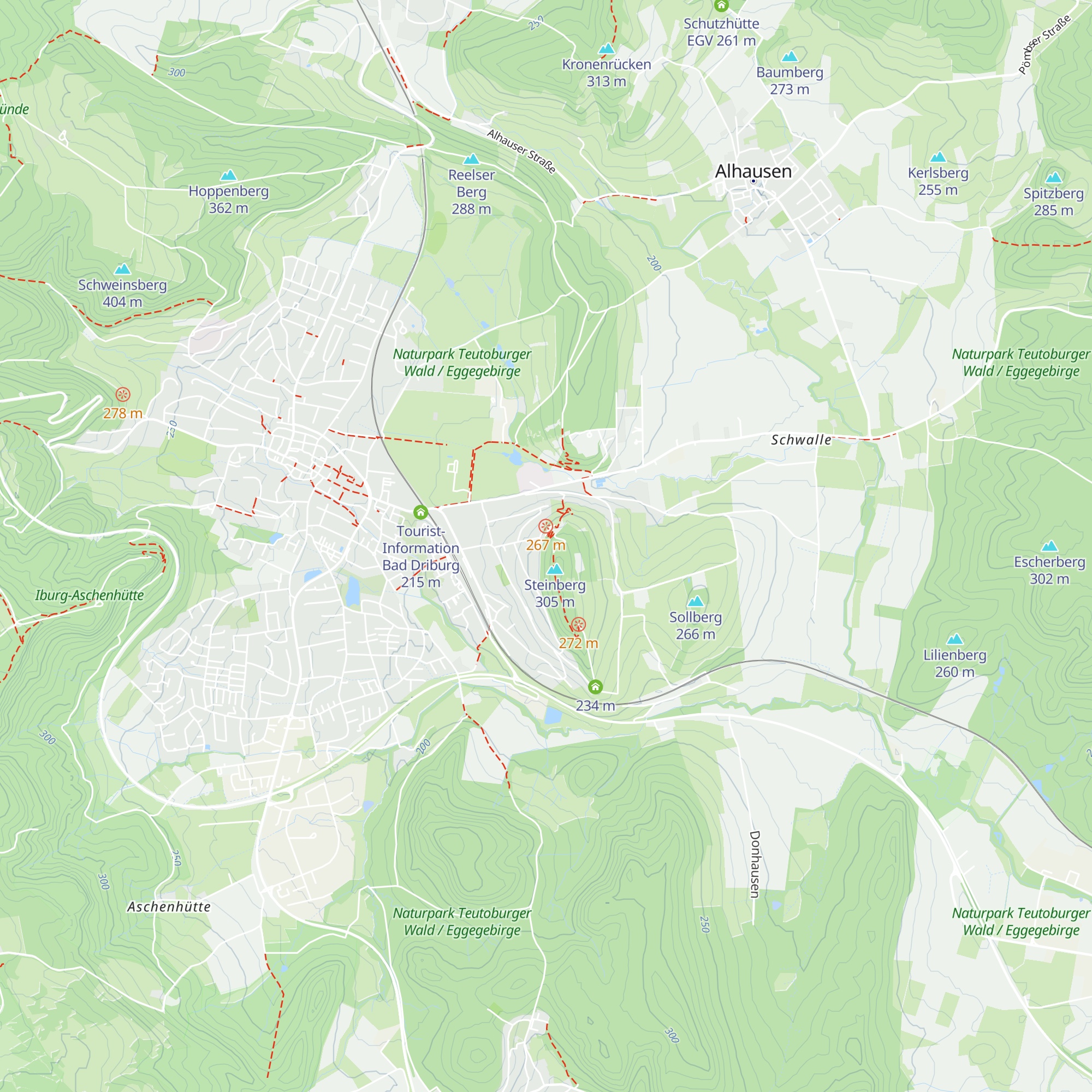 Glasmacherhütte map