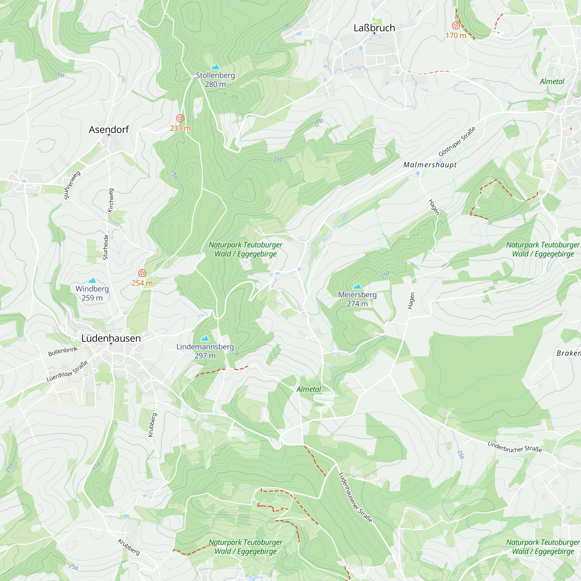 Hüttenkamp map