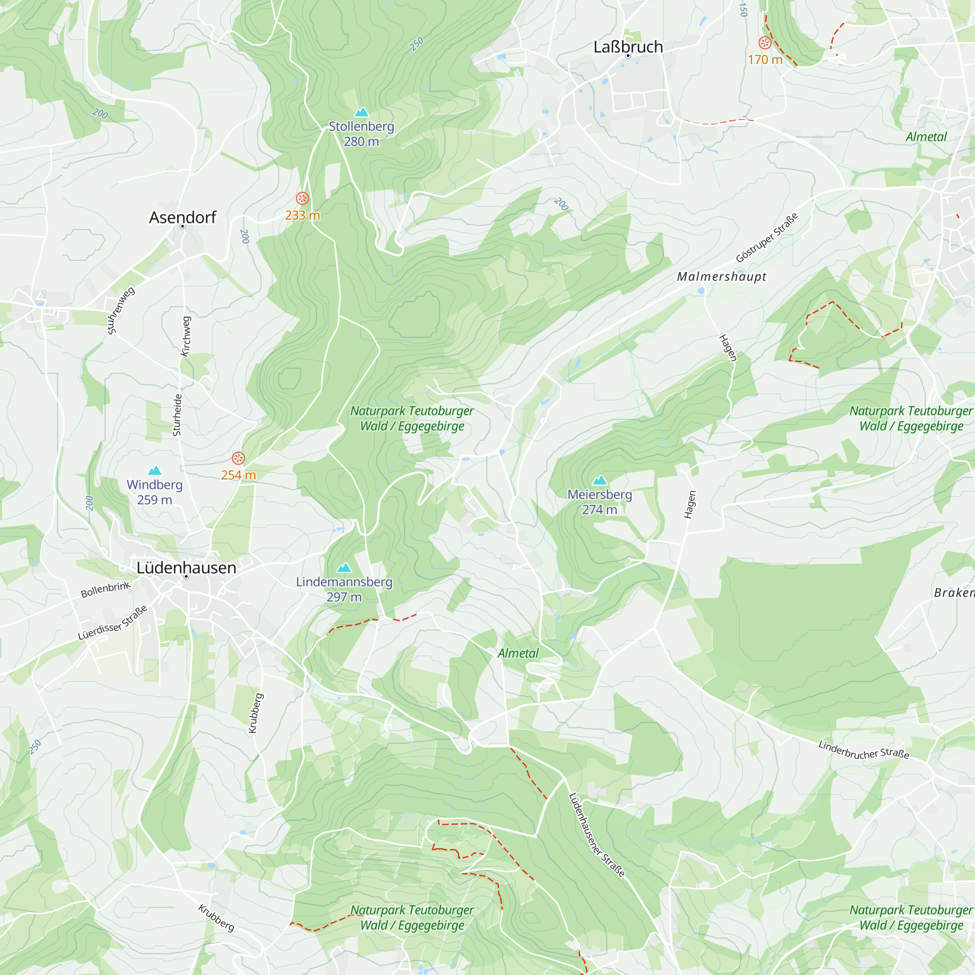 Hüttenkamp map