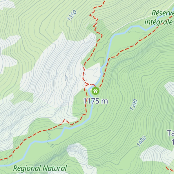 Map of Refuge de la Sega