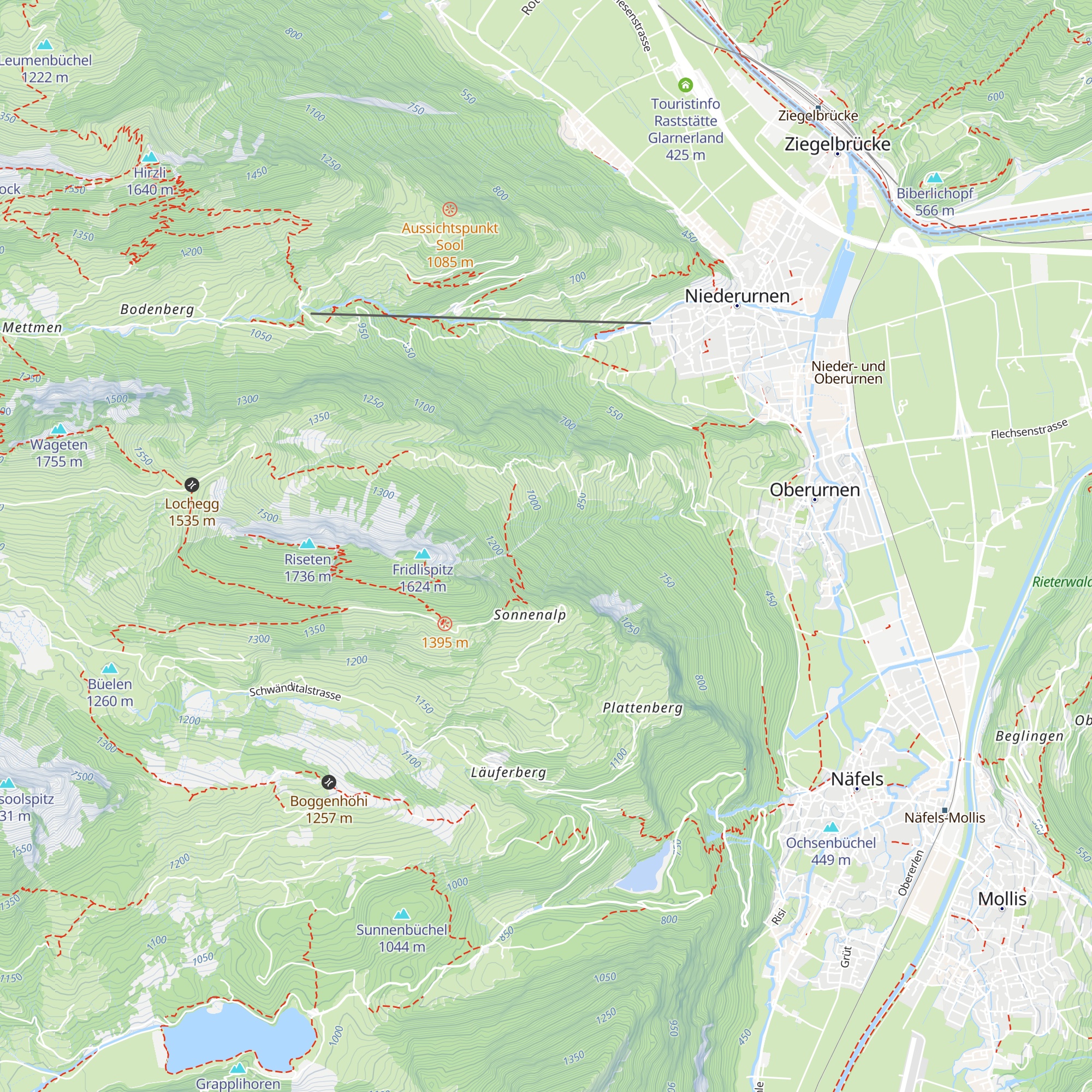 Tiroler Hütte map