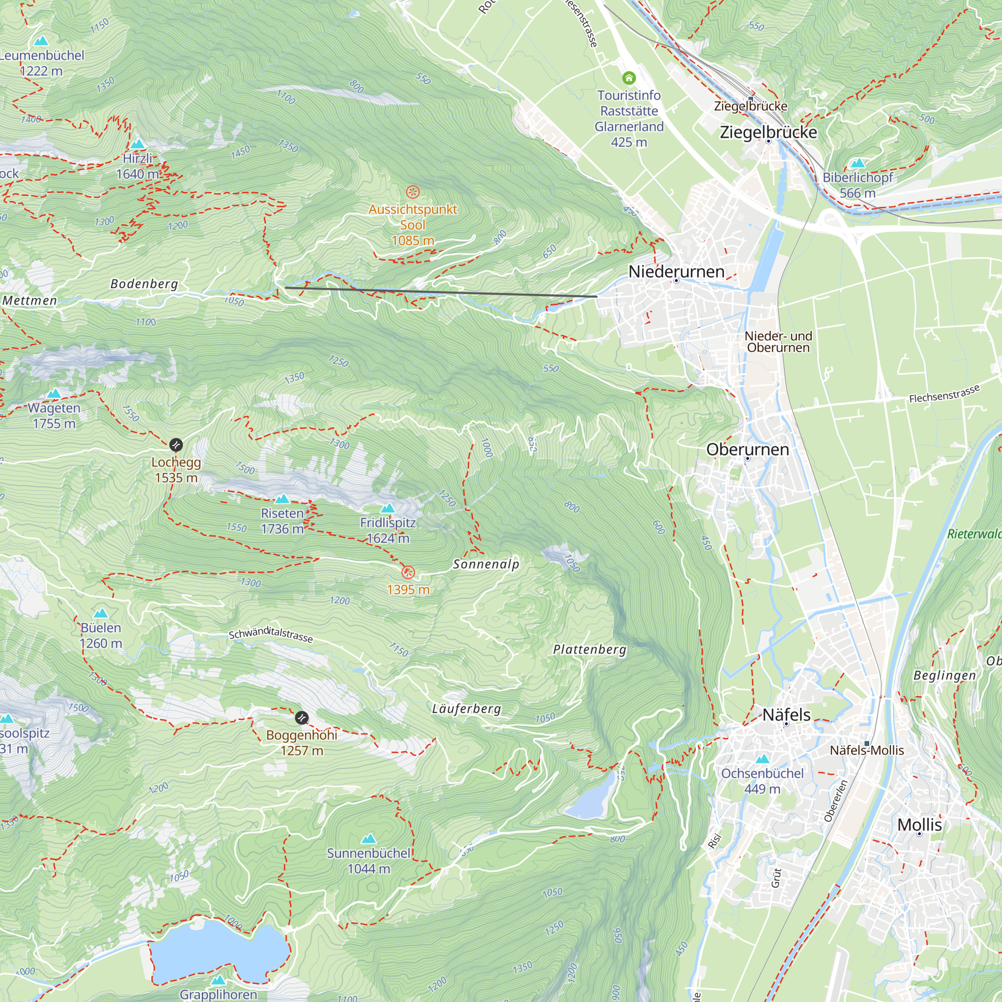 Tiroler Hütte map