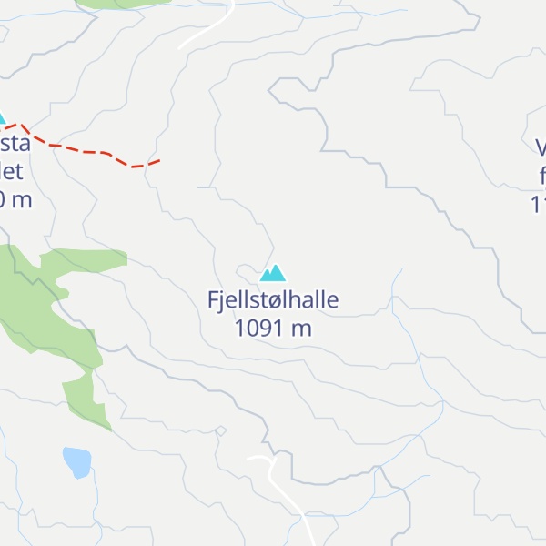 Map of Fjellstølhalle
