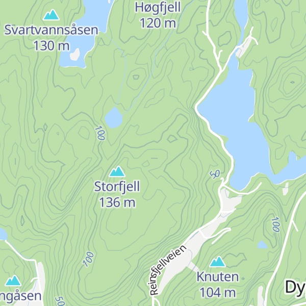 Map of Geitryggen