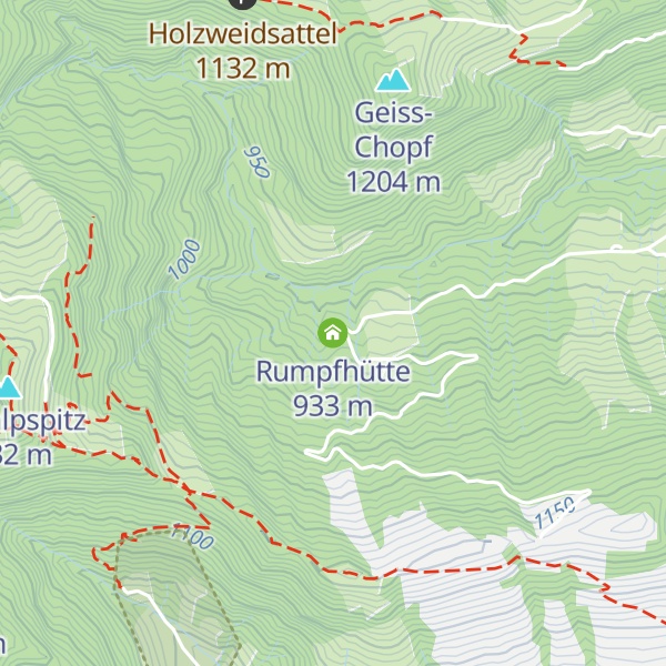 Map of Rumpfhütte