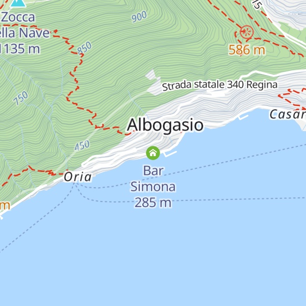 Map of Bar Simona