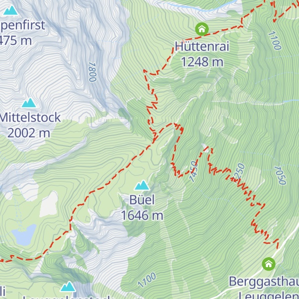Map of Alp Guppen