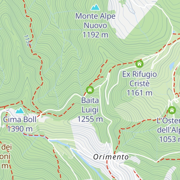 Map of Baita Luigi
