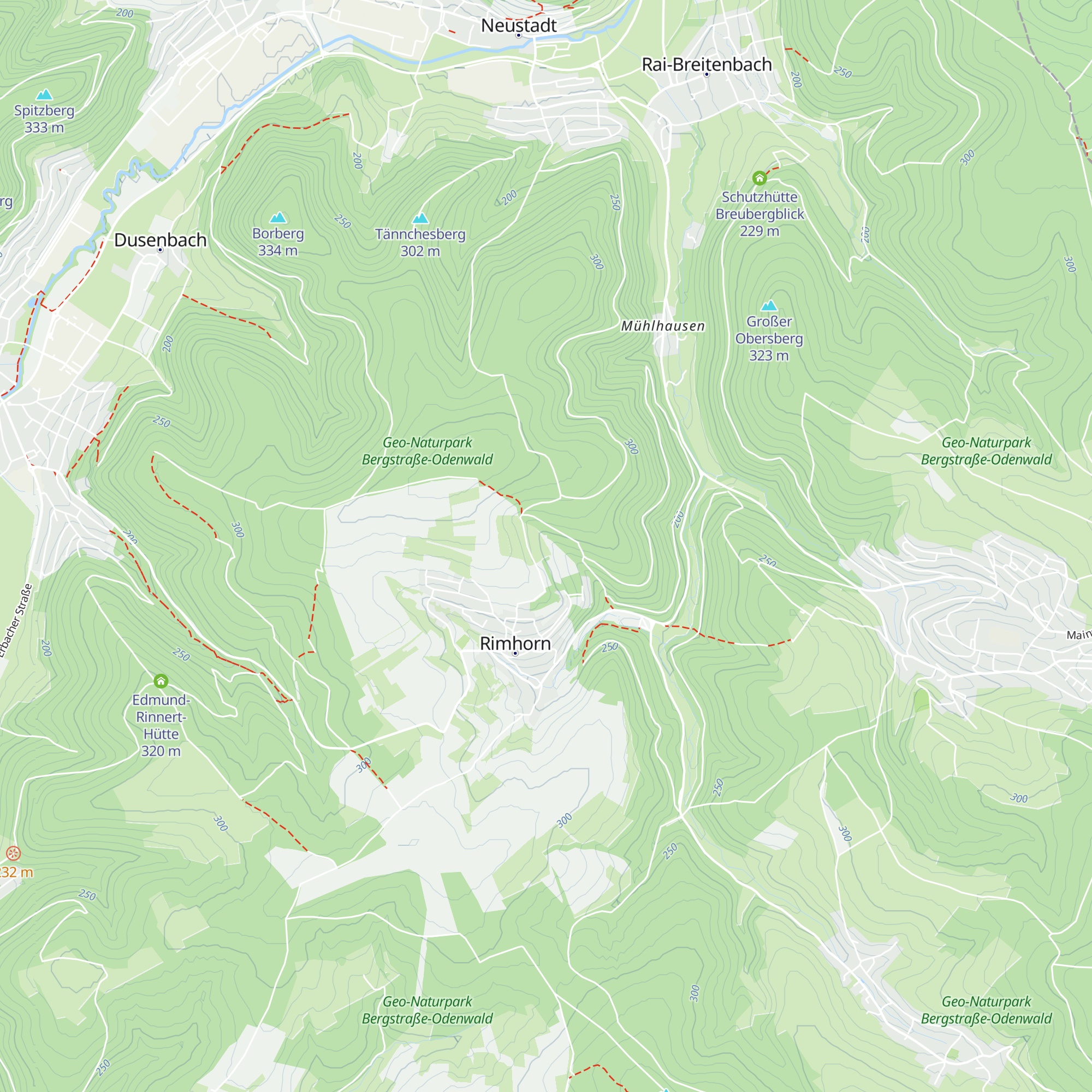 Skihütte map