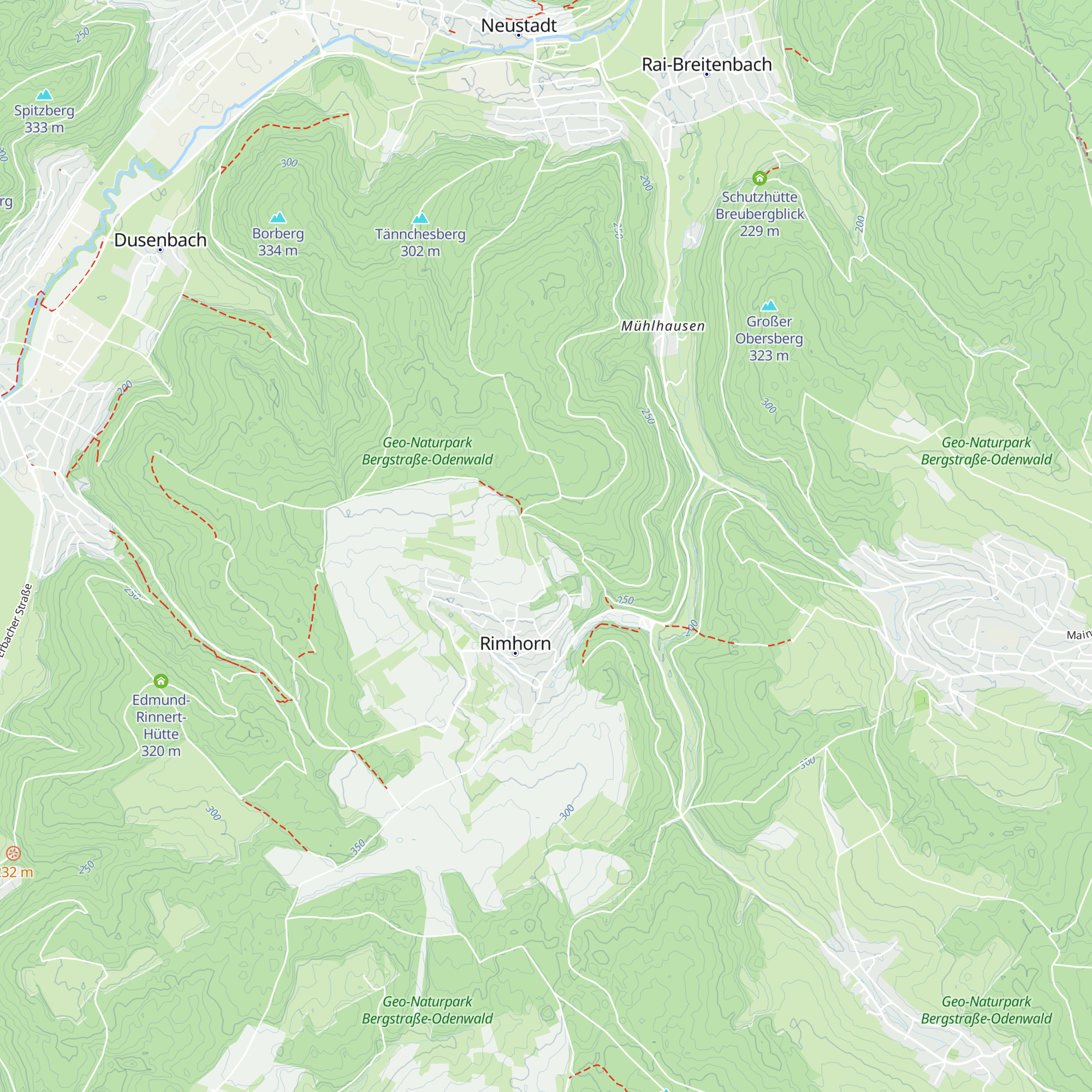 Skihütte map
