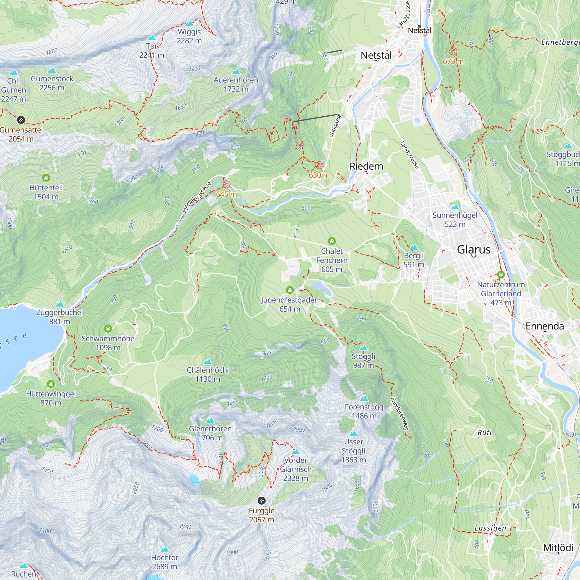Jugendfestgaden map