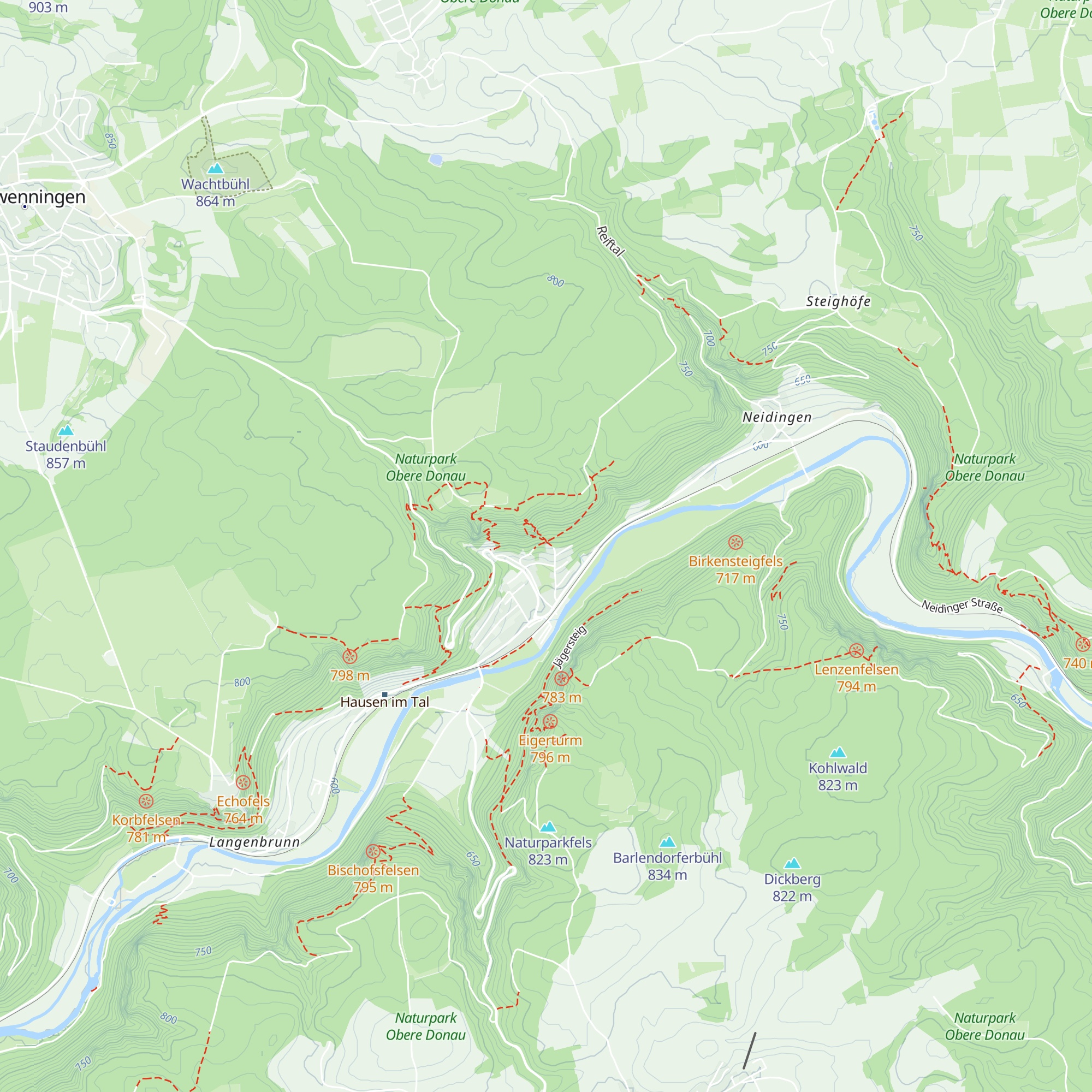 Ebinger Haus map