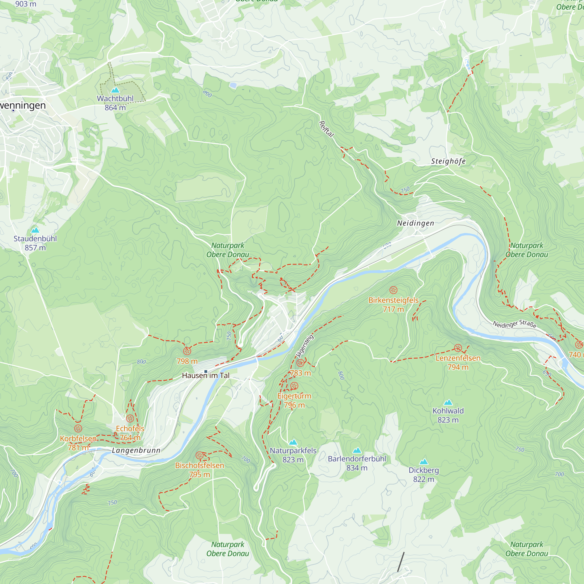 Ebinger Haus map