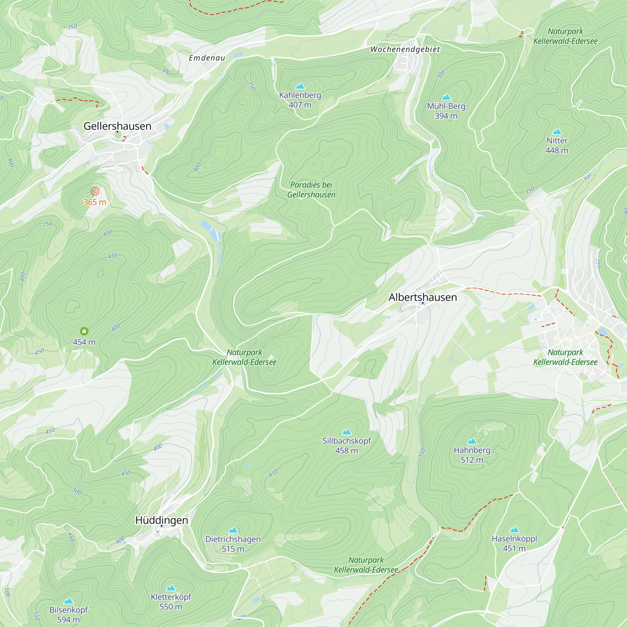 Kestings Hütte map