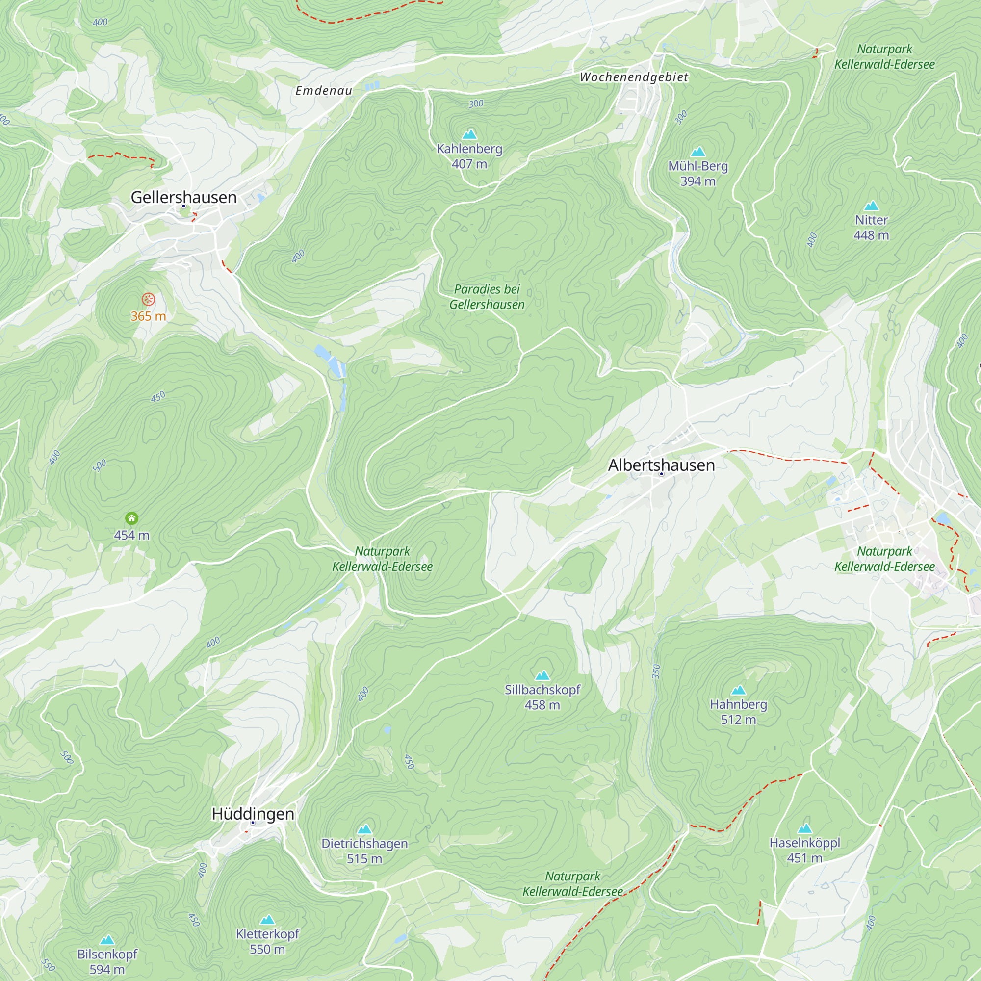 Kestings Hütte map