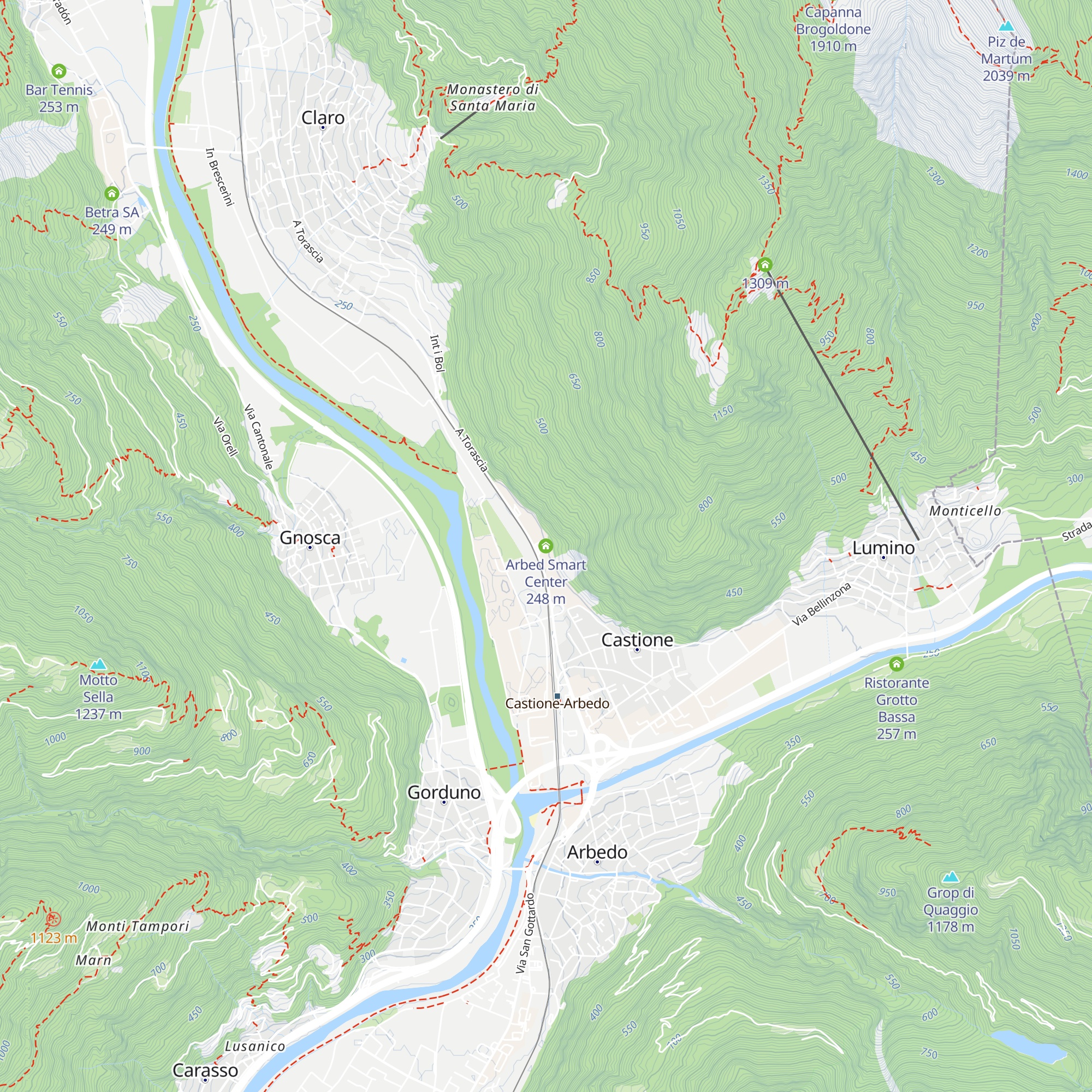 Arbed Smart Center map