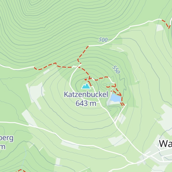 Map of Katzenbuckel