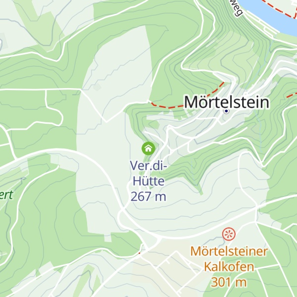 Map of Ver.di-Hütte