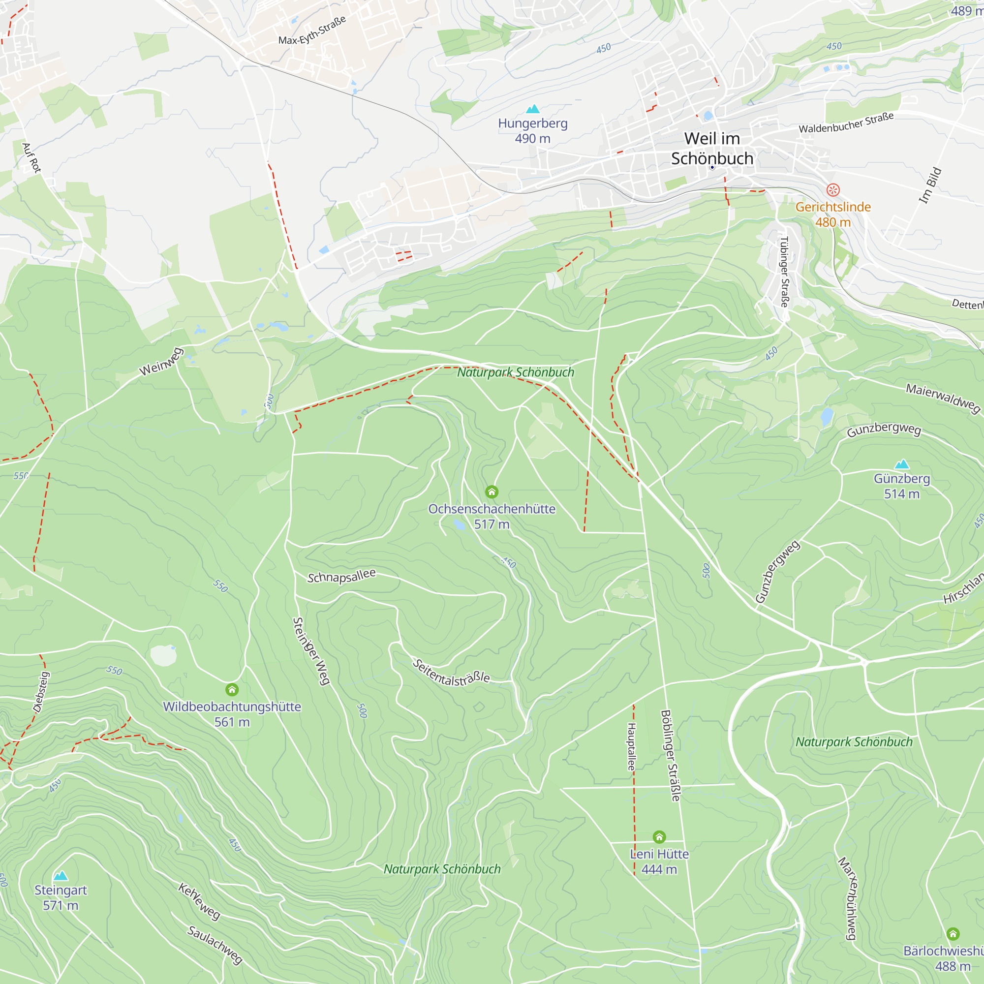 Ochsenschachenhütte map