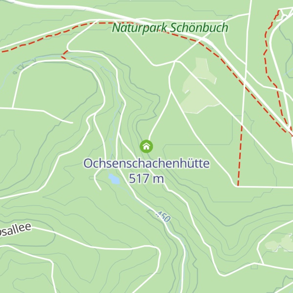 Map of Ochsenschachenhütte