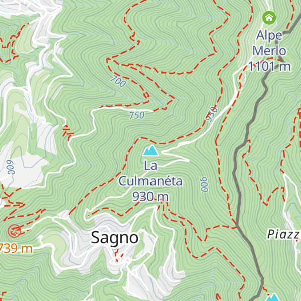 Map of La Culmanéta
