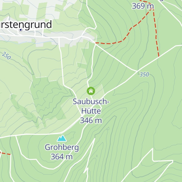 Map of Saubusch-Hütte