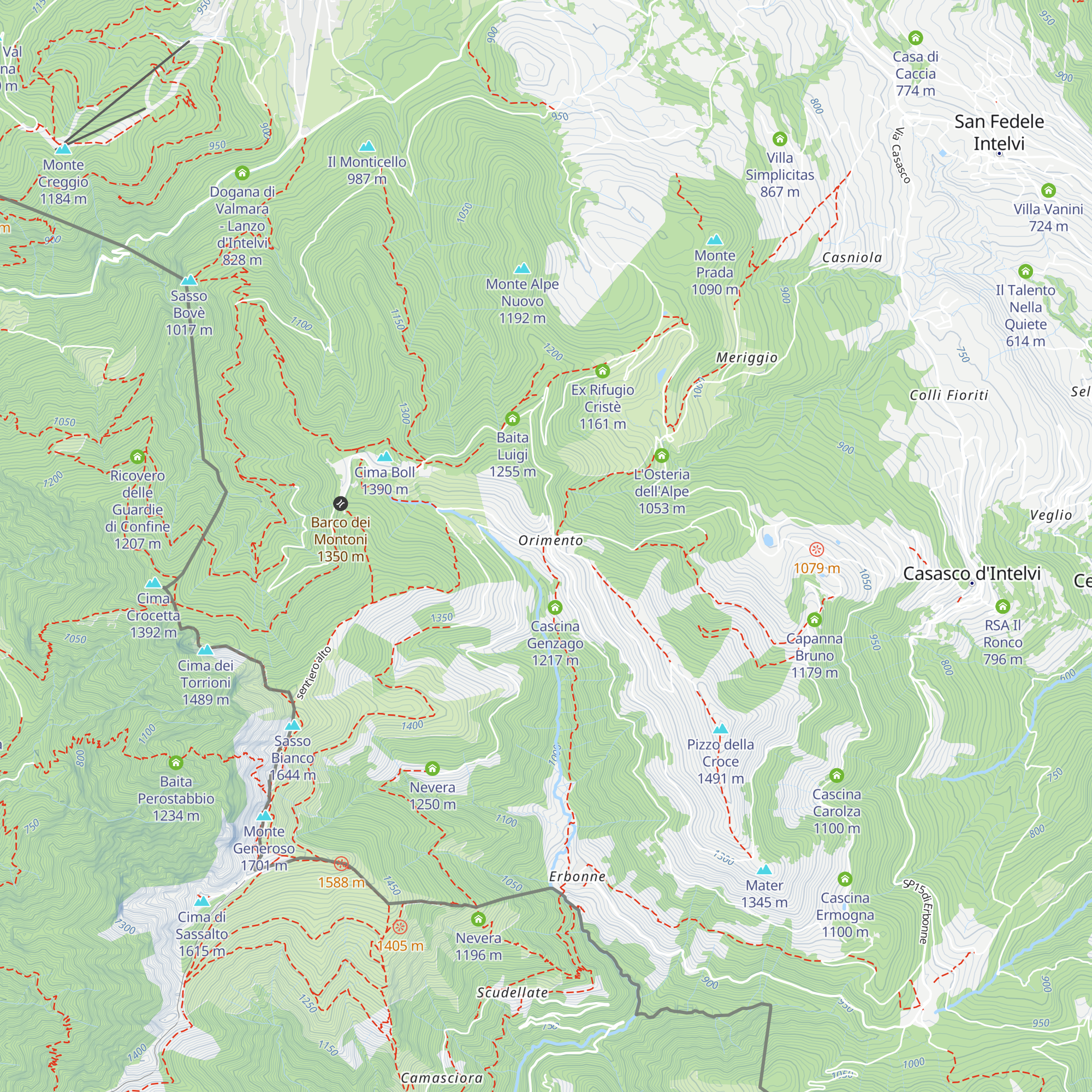 Alpeggio delle coccole map