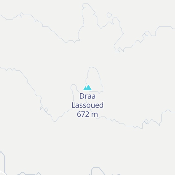 Map of Draa Lassoued