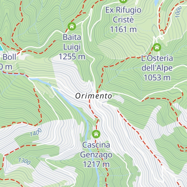 Map of Baita di Orimento