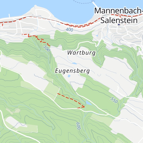 Map of Schloss Eugensberg