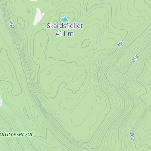 Map of Lislemyrknatten