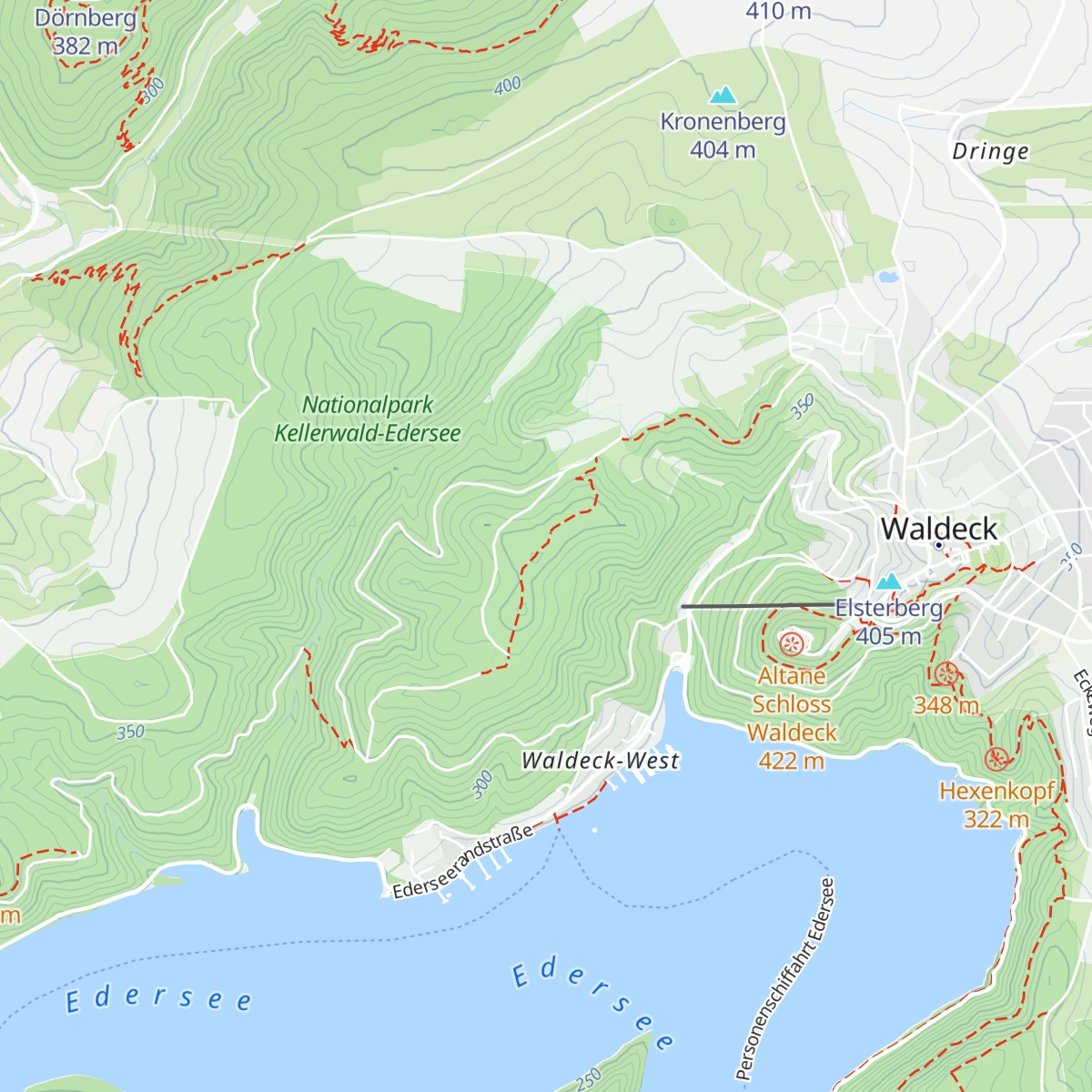 Karl Arnold-Hütte map