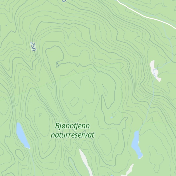 Map of Grunntjernfjell