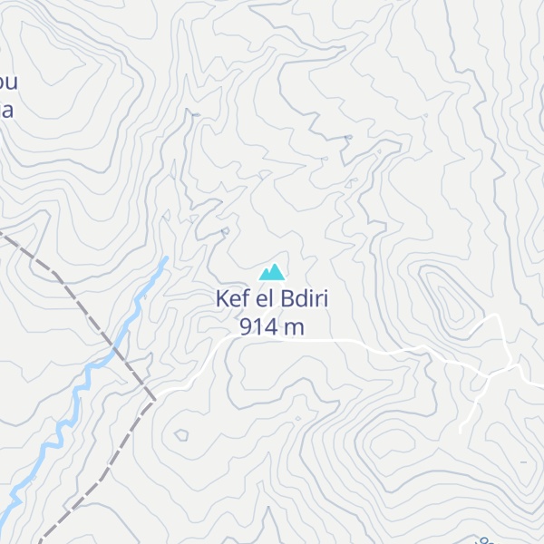 Map of Kef el Bdiri