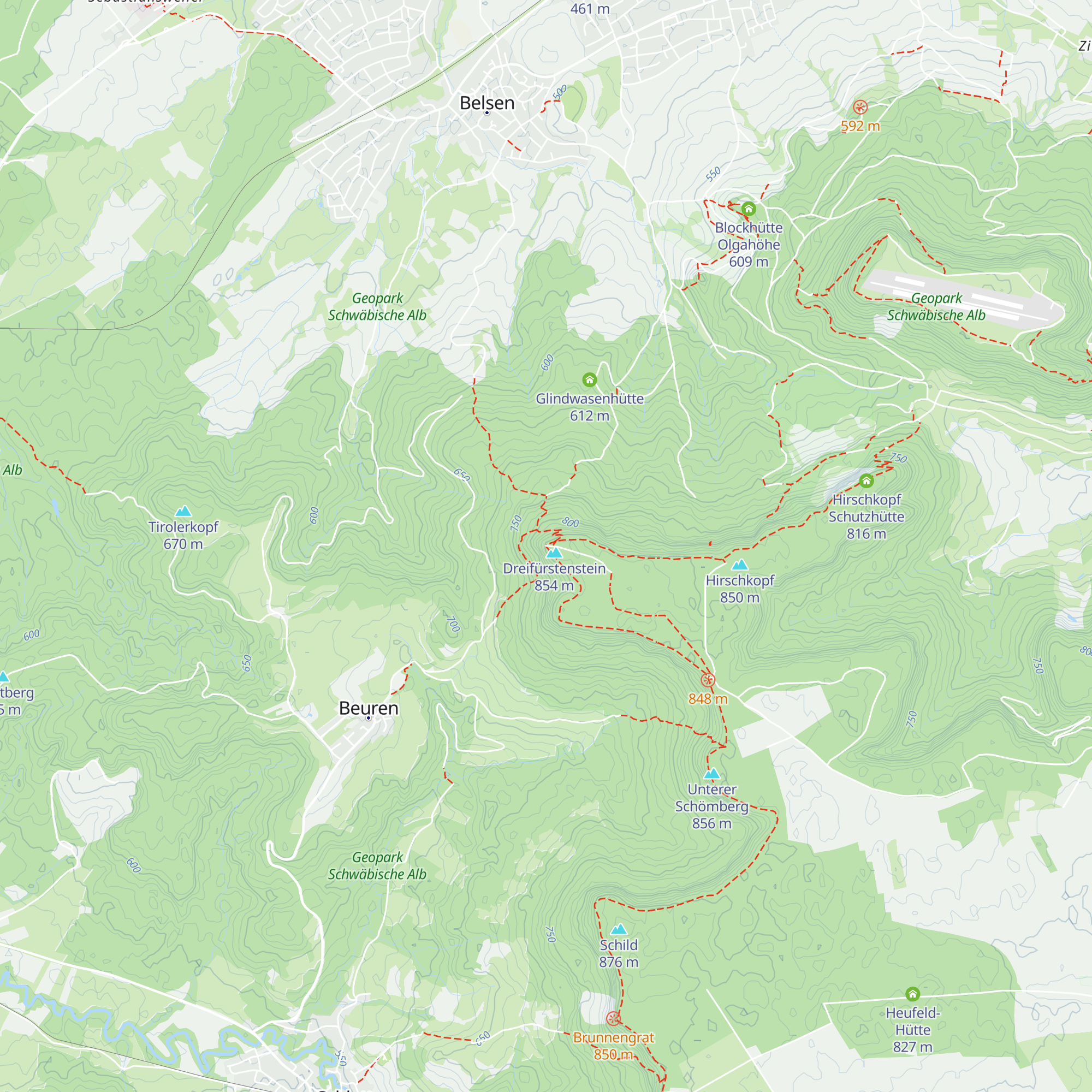 Dreifürstenhütte map