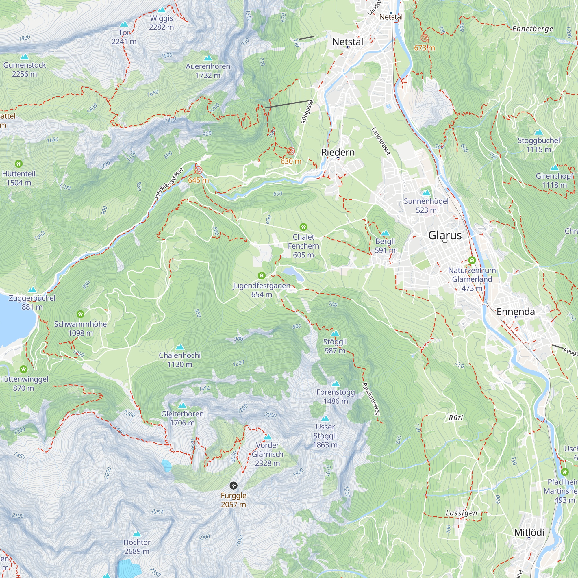 Zivilschutz Ausbildungsanlagen map