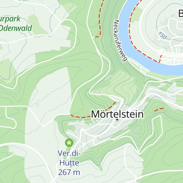 Map of Waldhütte Mörtelstein
