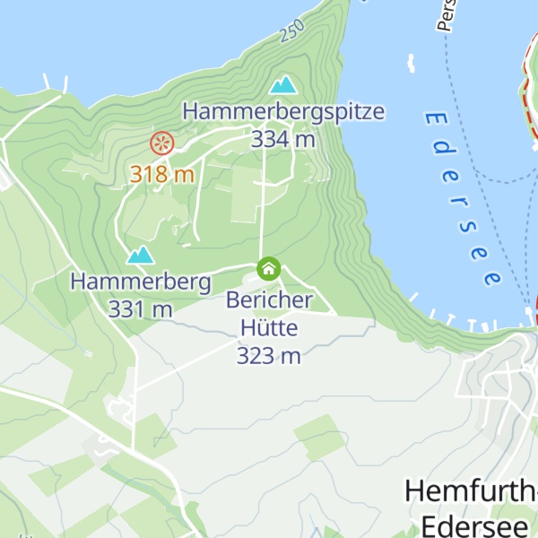 Map of Bericher Hütte