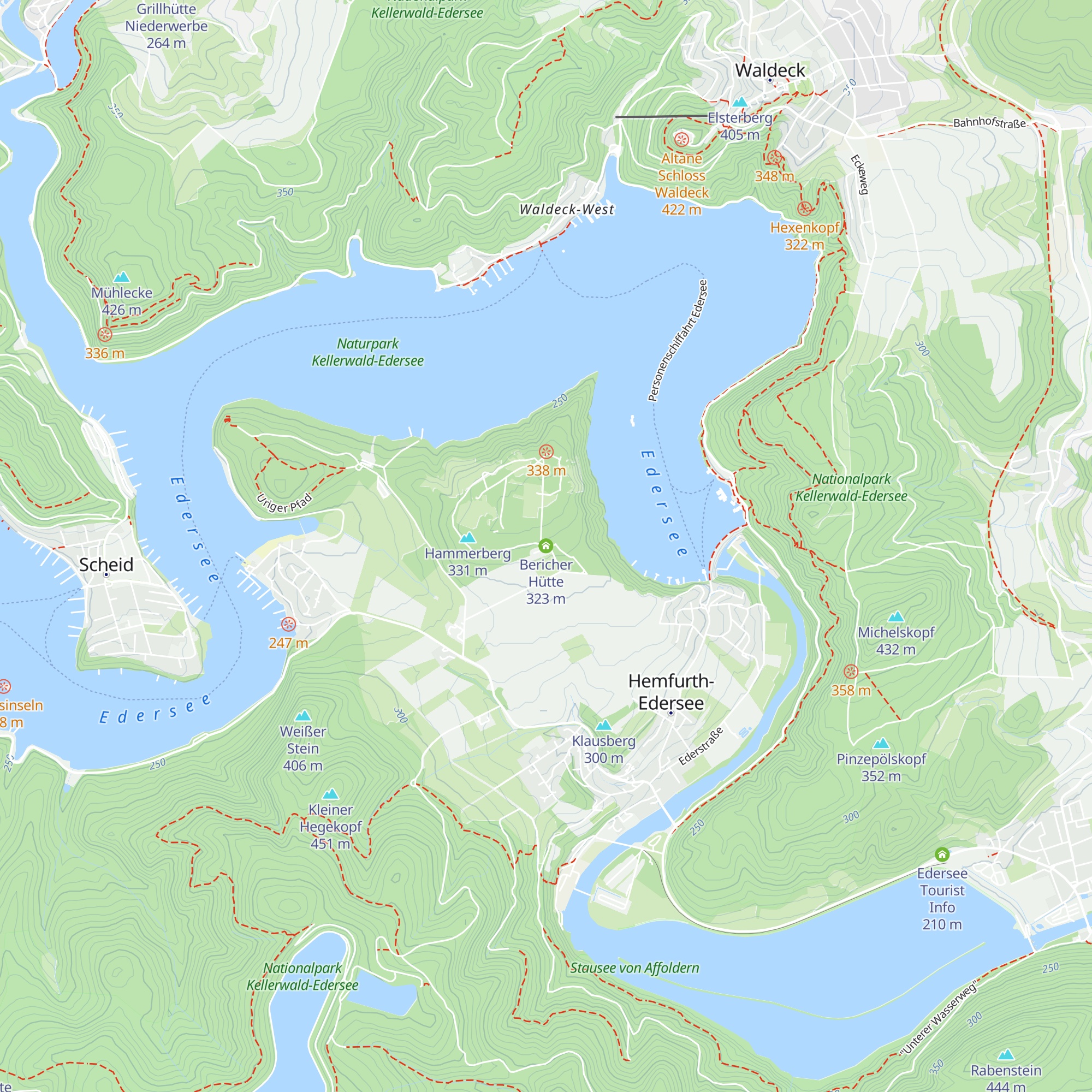 Bericher Hütte map