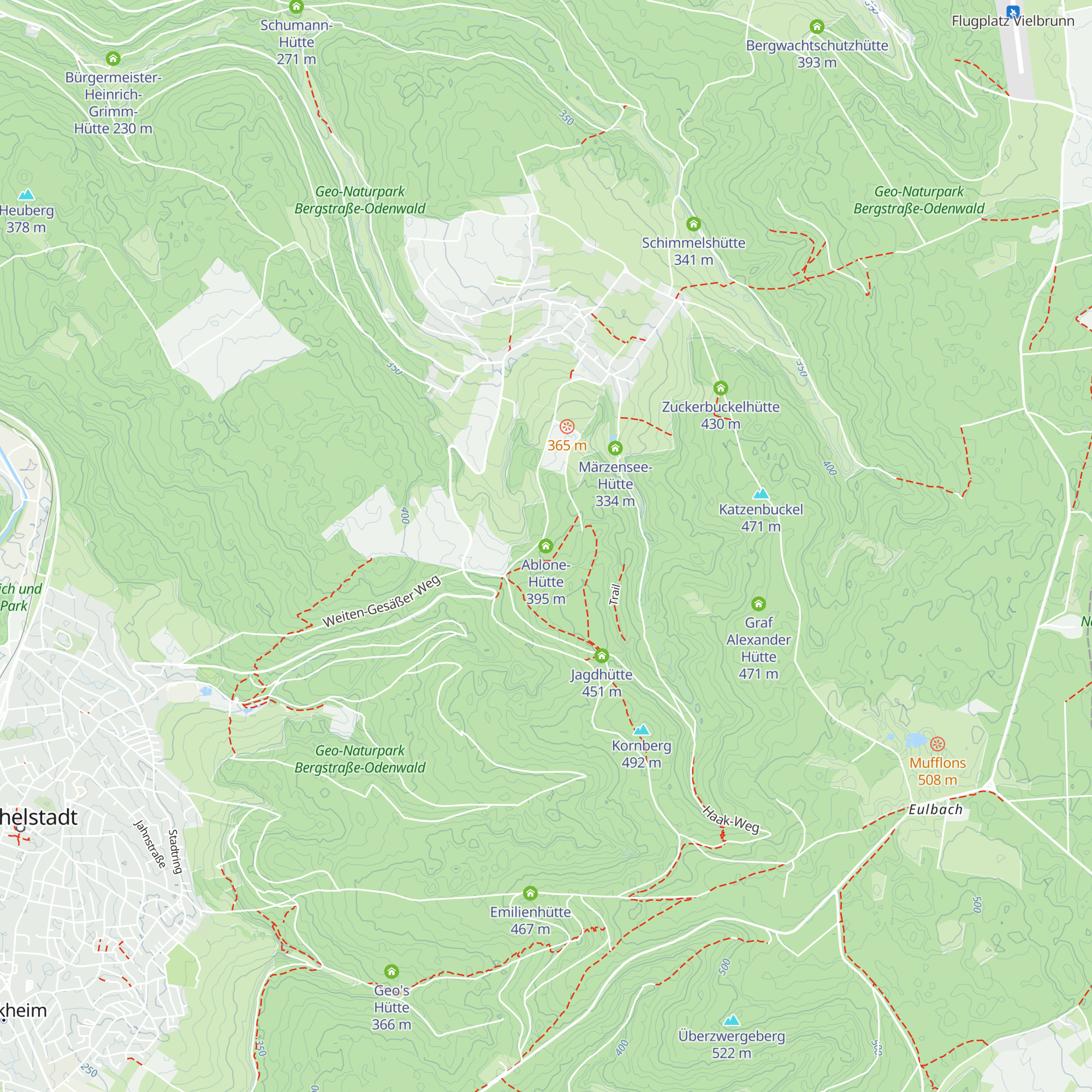 Ablone-Hütte map